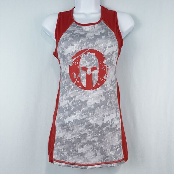 Craft Spartan Pro Series Tank Top Womens Medium Compression Fit Red Gray OCR - Picture 1 of 16